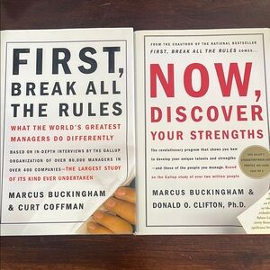 First, Break All the Rules and Now, Discover Your Strengths Book Set